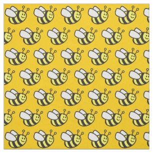 Tela Patrón Personalizado de abejas