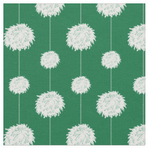 Tela Patrón Pom Pom de animadores verdes