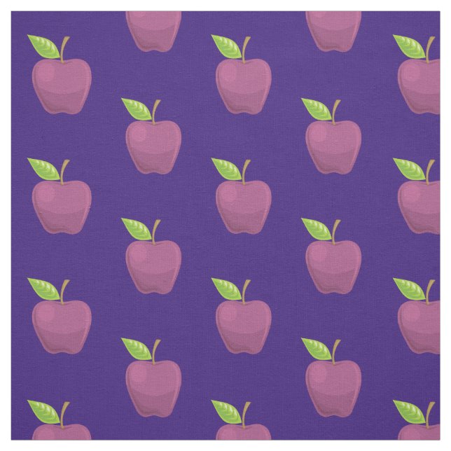 Tela Patrón púrpura de Apple (Retal)