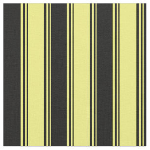 Tela Patrón rayado amarillo y negro
