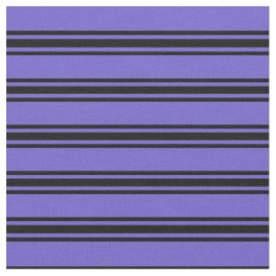 Tela Patrón rayado azul y negro de pizarra