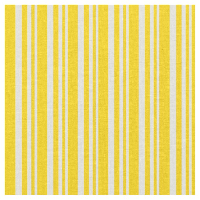 Tela Patrón rayado beige y amarillo (De cerca)