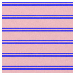 Tela Patrón rayado de color rosa azul y claro