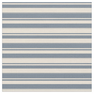 Tela Patrón rayado de pizarra gris y bizcocho