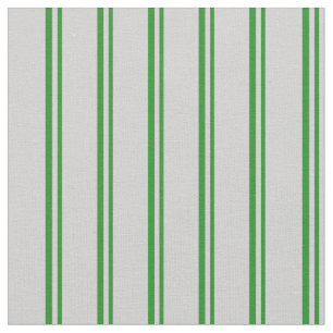 Tela Patrón rayado de verde y gris claro del bosque