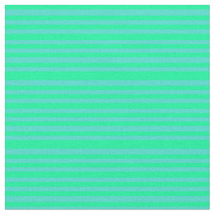Tela Patrón rayado/lineal de color verde y turquesa