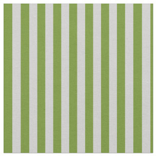 Tela Patrón rayado/lino gris claro y verde