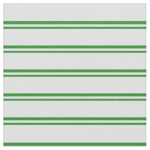 Tela Patrón rayado/lino verde del bosque y lavanda