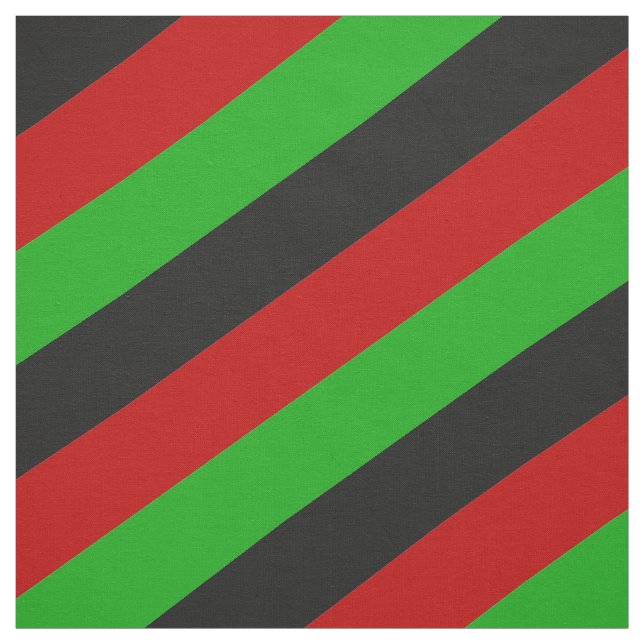 Tela Patrón rayado rojo, verde y negro (Retal)