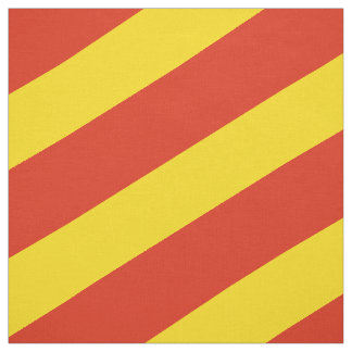 Tela Patrón rayado rojo y amarillo