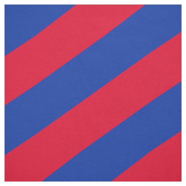 Tela Patrón rayado rojo y azul (Retal)