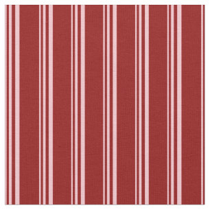 Tela Patrón rayado rosado y rojo oscuro