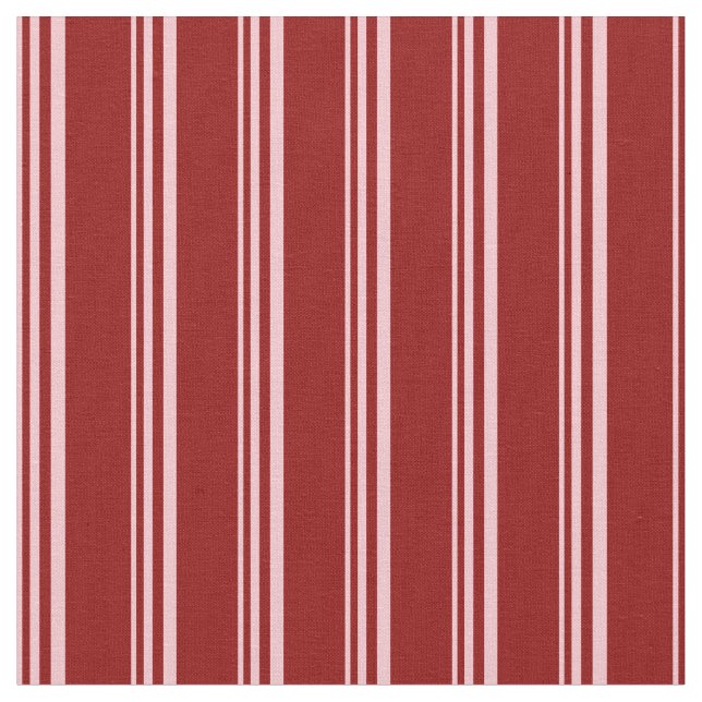 Tela Patrón rayado rosado y rojo oscuro (De cerca)