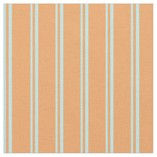 Tela Patrón rayado turquesa y marrón