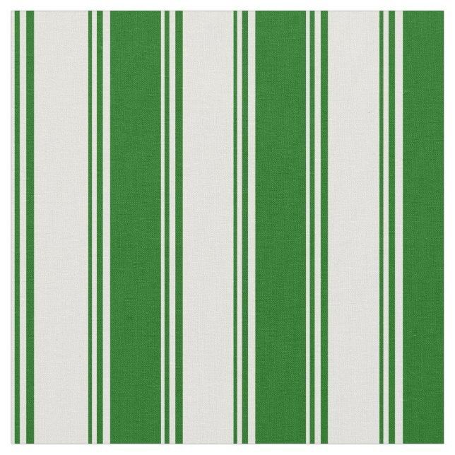 Tela Patrón rayado verde claro amarillo y oscuro (De cerca)