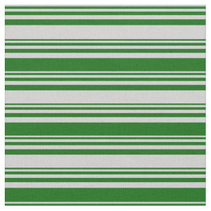 Tela Patrón rayado verde claro y oscuro