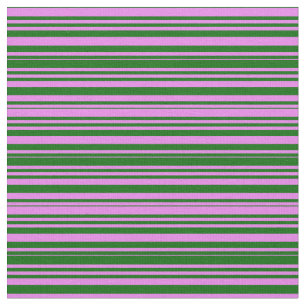 Tela Patrón rayado verde violeta y oscuro