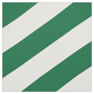 Tela Patrón rayado verde y blanco