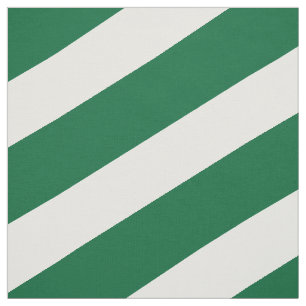 Tela Patrón rayado verde y blanco