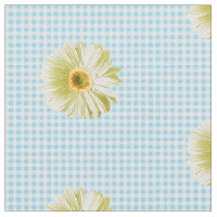 Patrón Retro Daisy Gingham