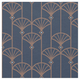 Tela Patrón retro de estilo Art Decó.