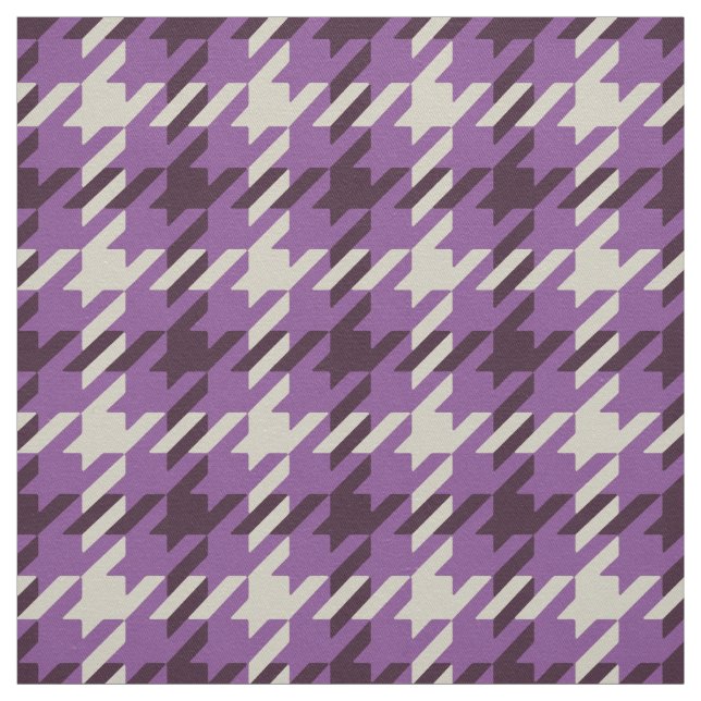 Tela Patrón retro-violeta (Retal)
