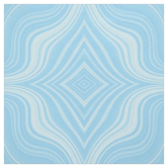 Tela Patrón Rhombus de onda azul cielo (Retal)