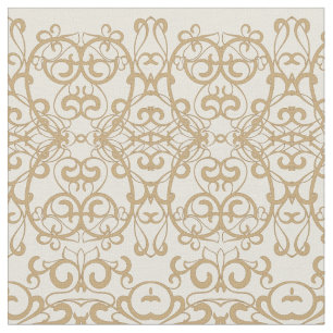 Tela Patrón rico ornamentado árabe