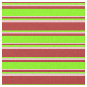 Tela Patrón rojo, gráfico y con lino rosado