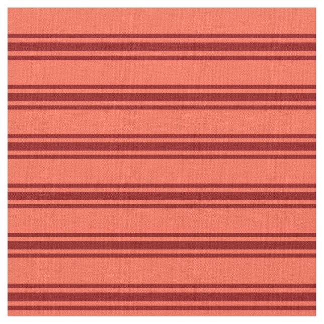 Tela Patrón rojo/rayado rojo oscuro (De cerca)