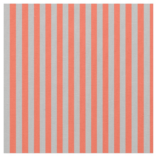 Tela Patrón rojo y gris (De cerca)