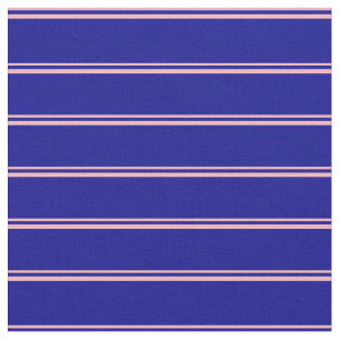 Tela Patrón rosa claro y azul oscuro