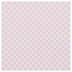 Tela Patrón rosa de tablero de ajedrez clásico