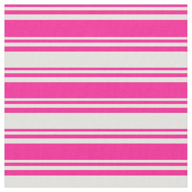 Tela Patrón rosa profundo y amarillo claro (De cerca)