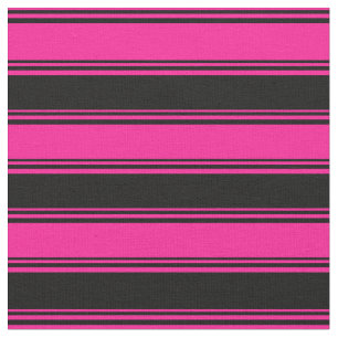 Tela Patrón rosa y negro profundo