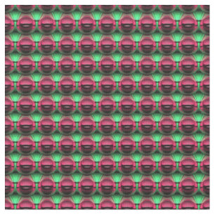 Tela Patrón rosa y verde de Minza