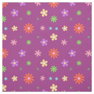 Tela Patrón simple de brillo floral