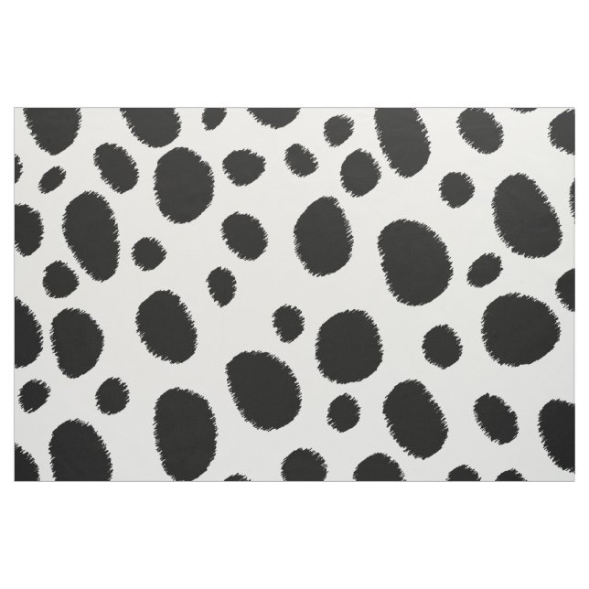 Tela Patrón sin foco de chita negra ("Cuarto gordo" (fat quarter))