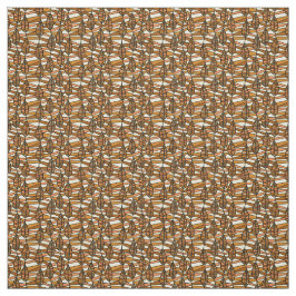 Tela Patrón Sin Margen De Hojas Otoño