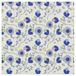 Tela Patrón sin soldadura floral