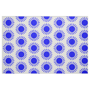 Tela Patrón solar - Azul