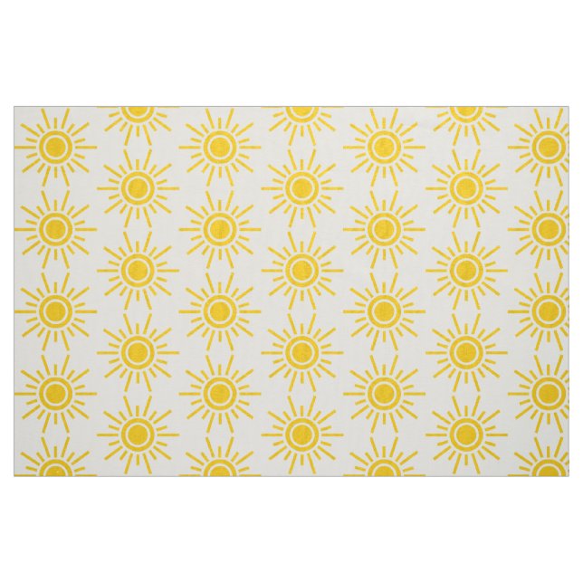 Tela Patrón Sun 02 - Ámbar en blanco ("Cuarto gordo" (fat quarter))