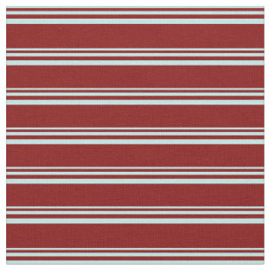 Tela Patrón tachado/lineal de color turquesa y marrón