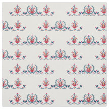 Patrón Textil Floral Folclórico Húngaro