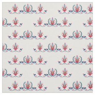Tela Patrón Textil Floral Folclórico Húngaro