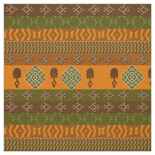 Tela patrón tribal étnico africano