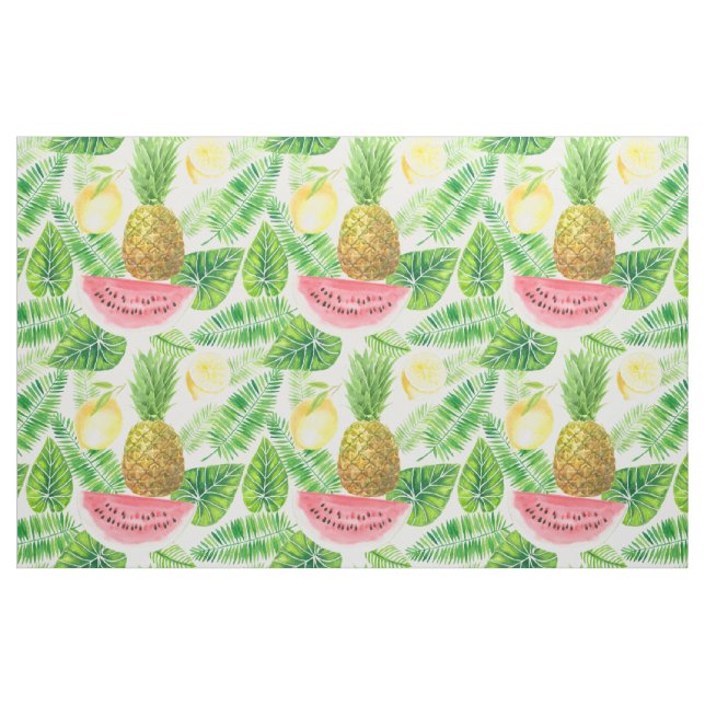 Tela Patrón tropical ("Cuarto gordo" (fat quarter))
