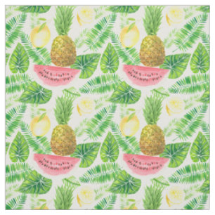 Tela Patrón tropical