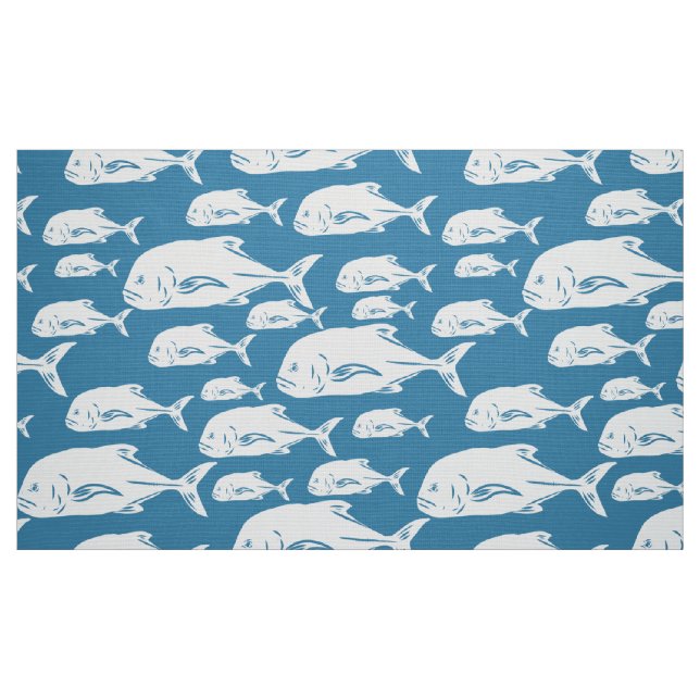 Tela Patrón Ulua y papio ("Cuarto gordo" (fat quarter))