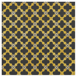 Tela Patrón urbano moderno negro, amarillo y gris